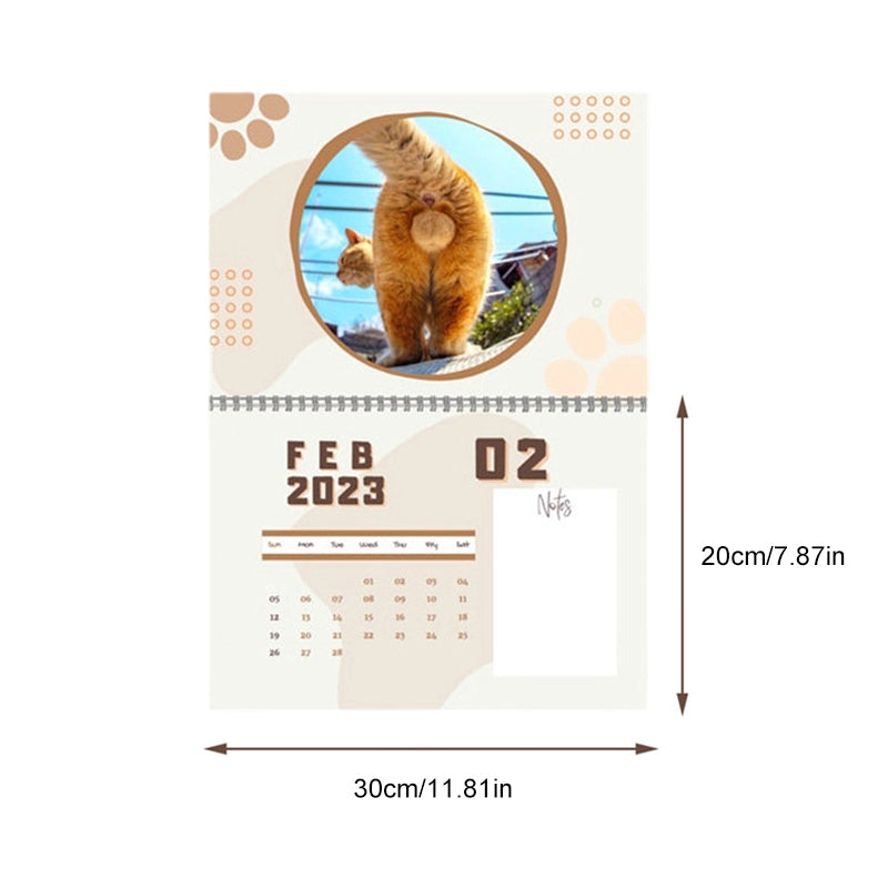 2023 Cats Buttholes Calendar