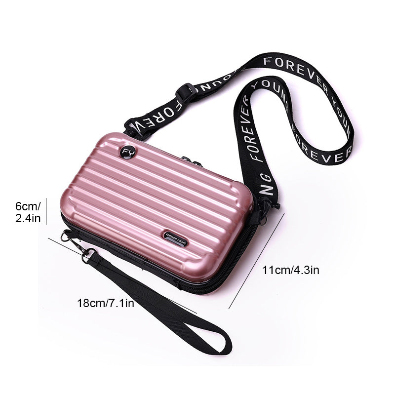 Minikuffert crossbody-taske