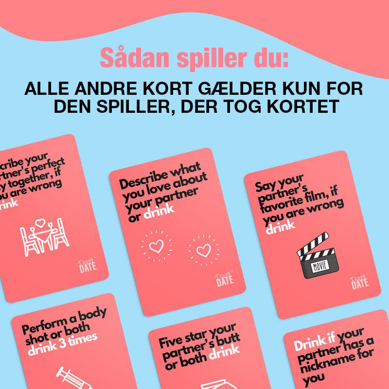 Dizzy Date - Kortspillet til par