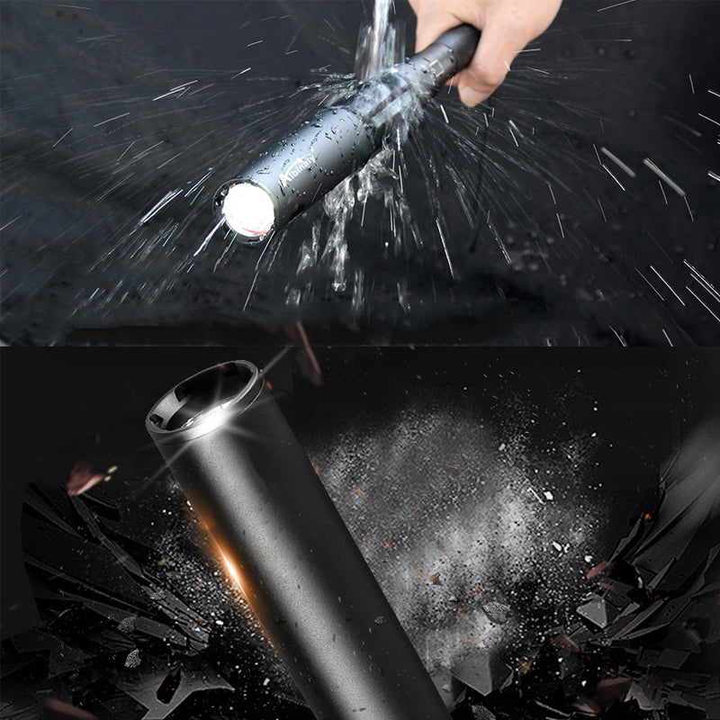 Baseball Bat med LED lommelygte