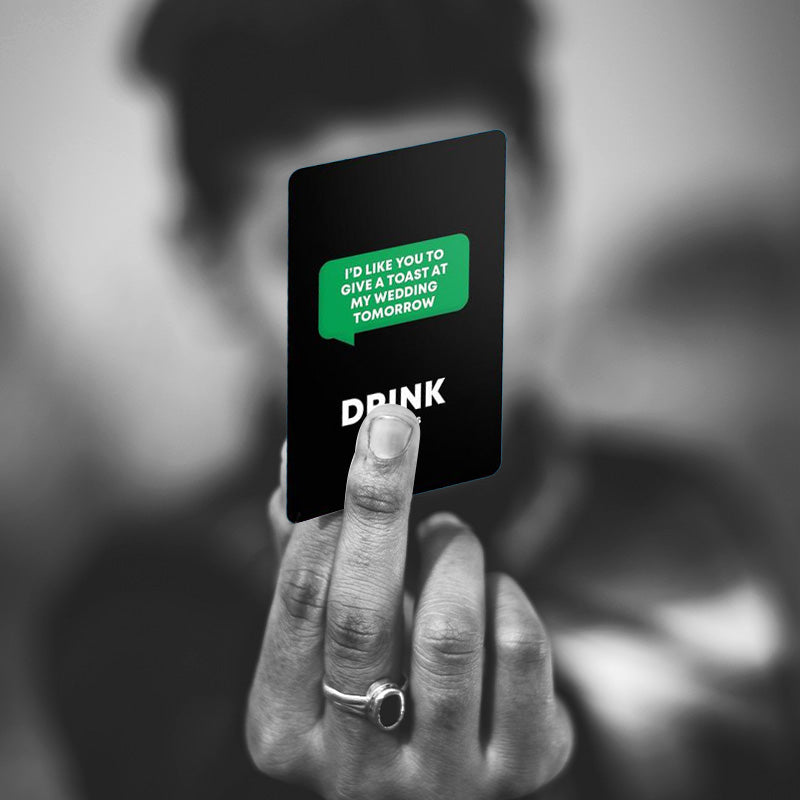 Text or drink - Kort drukspil til fester