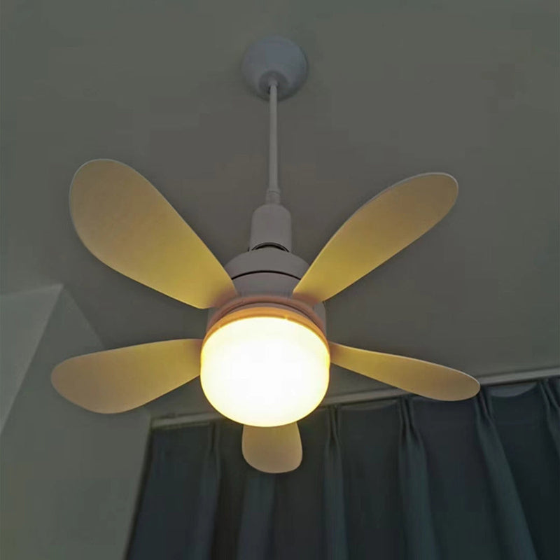 Loftsventilator med lampe