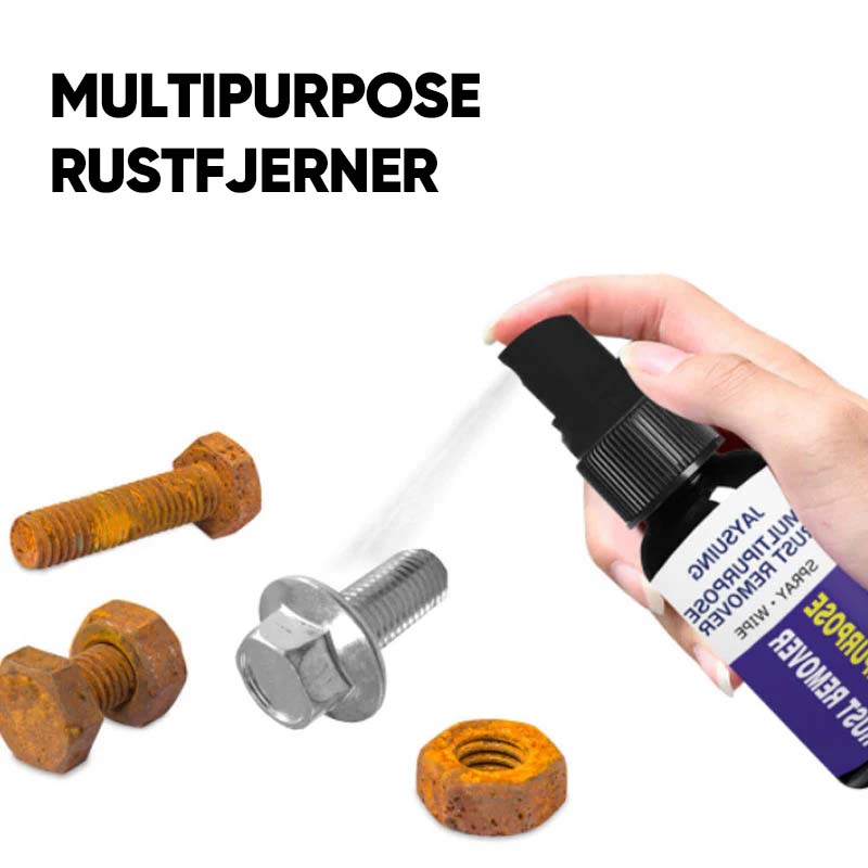 Multifunktionel rustfjerner spray