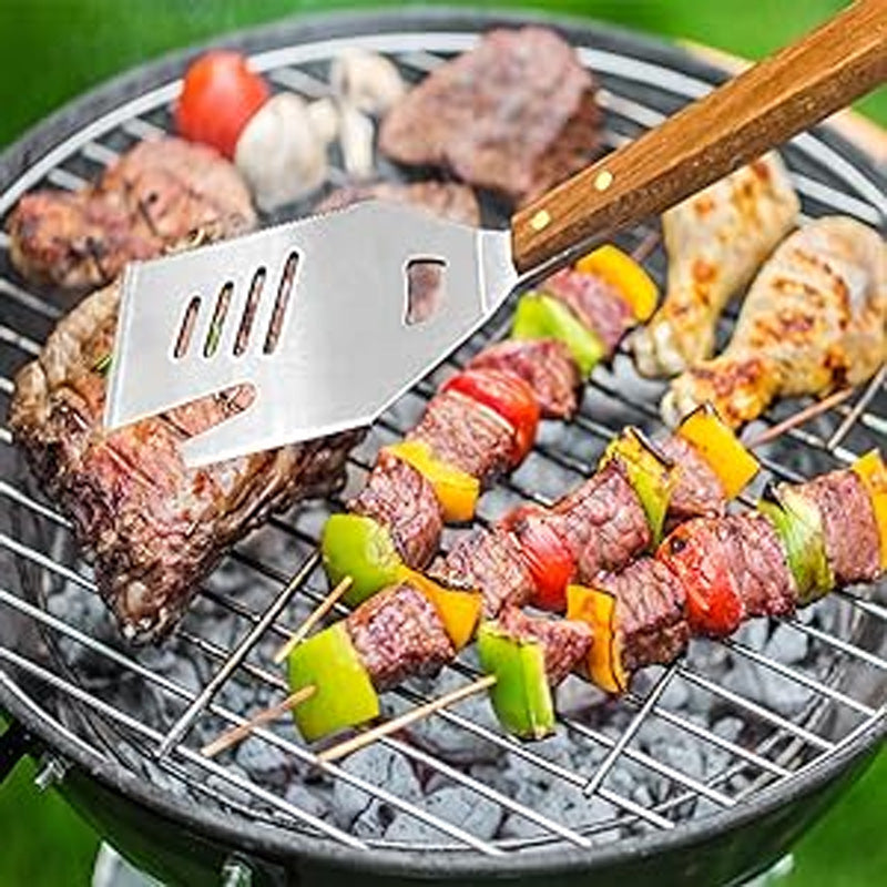 5-i-1 grillværktøj | Spatel, gaffel og blad