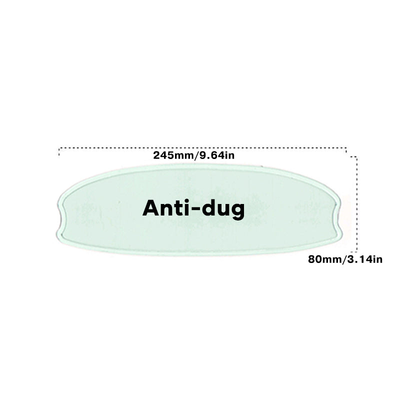 Anti-dug og regntæt visirbelægning