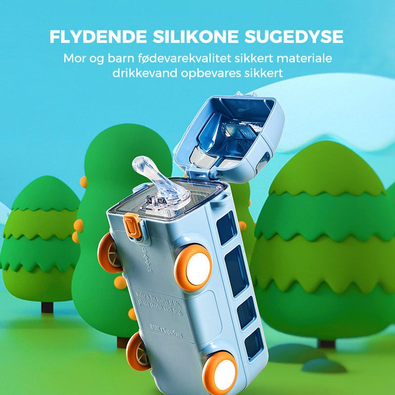 Praktisk drikkedunk i busform