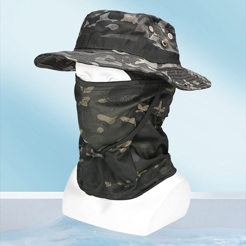 Multifunktionel camouflerende udendørshat