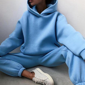 To-delt hættetrøje med hætte