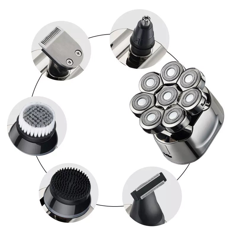10-i-1 8D Multifunktionel Barbermaskine med opgraderet LED Display