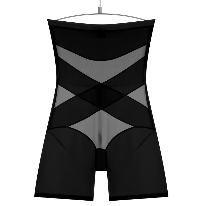 Nye højtaljede krydskompressions shorts til mavemuskler og bagdel