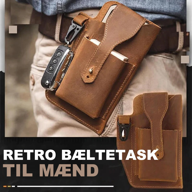 Retro bælte talje mænd taske