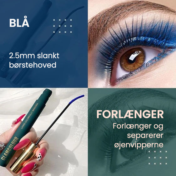 Skinny mascara med magiske farver