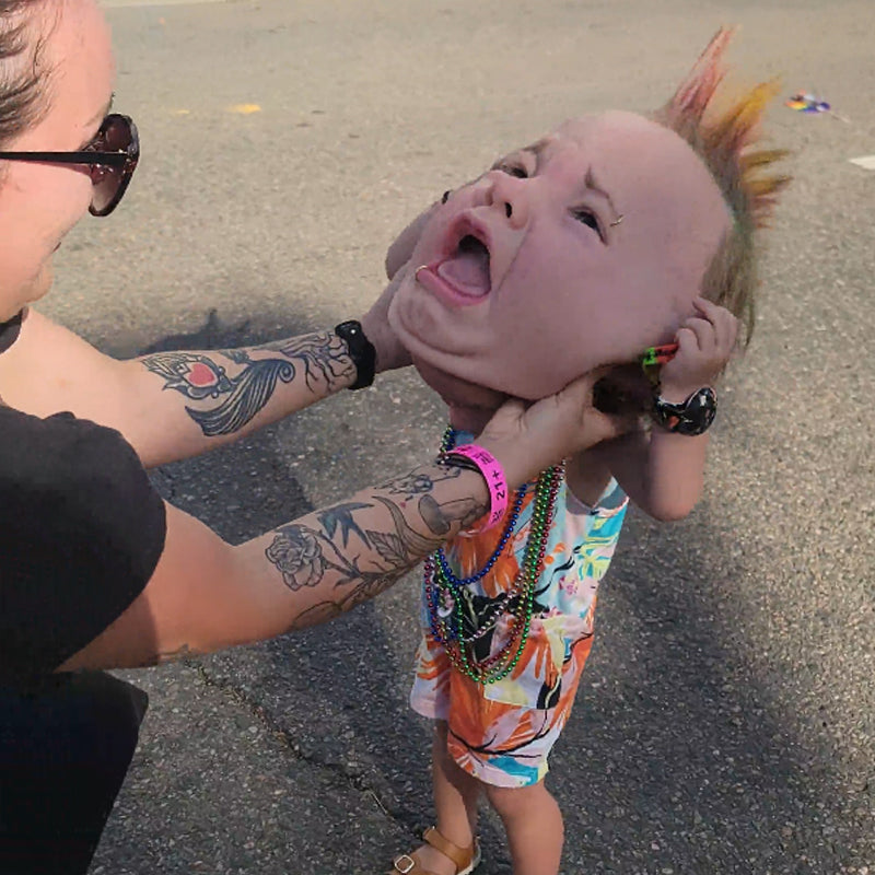 Grædende baby maske
