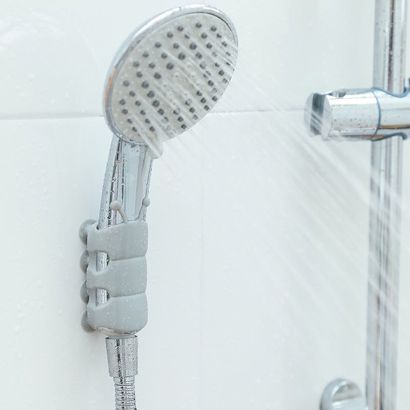 Justerbar brusehovedholder i silikone