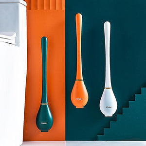 Toiletrengøringsbørste med langt skaft