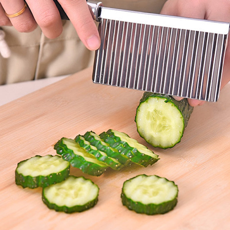 Kartoffel Crinkle Cut kniv