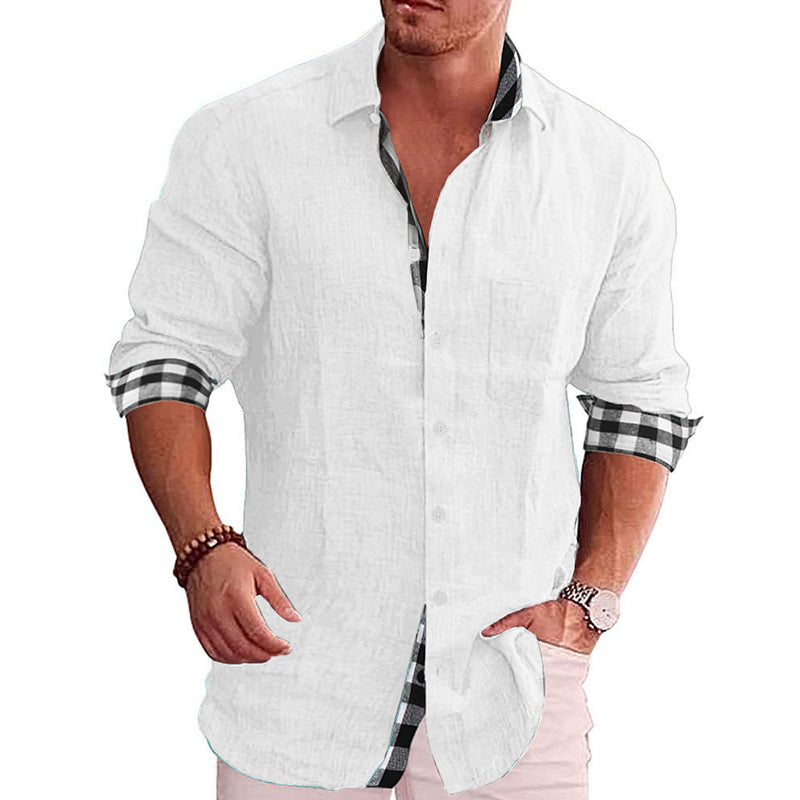 Afslappet Button-up Skjorte (Herre)