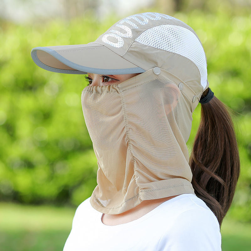 Foldbar solbeskyttelseshat