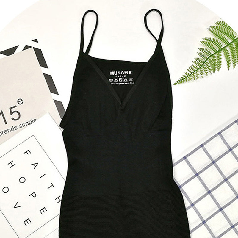 SHAPERX bodysuit på midten af låret Mavekontrol Kompression Shapewear til kvinder Sømløs fuld kropsform