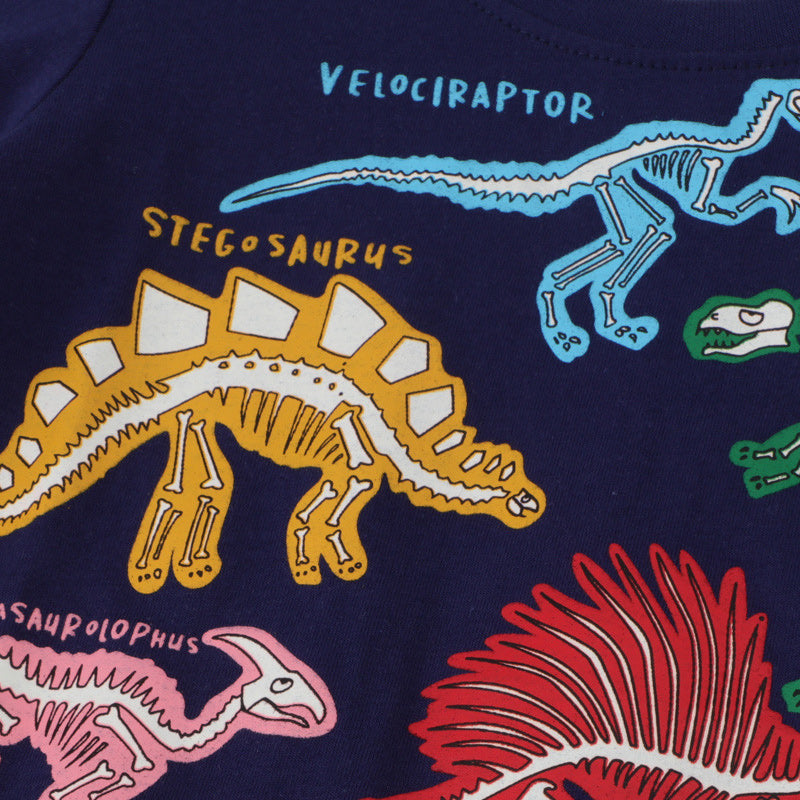 Lysende Dinosaur T-Shirt
