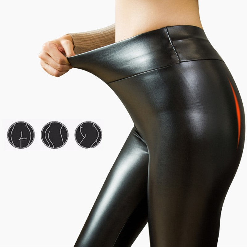 Tykke leggings med fleece (fås i plus størrelser)