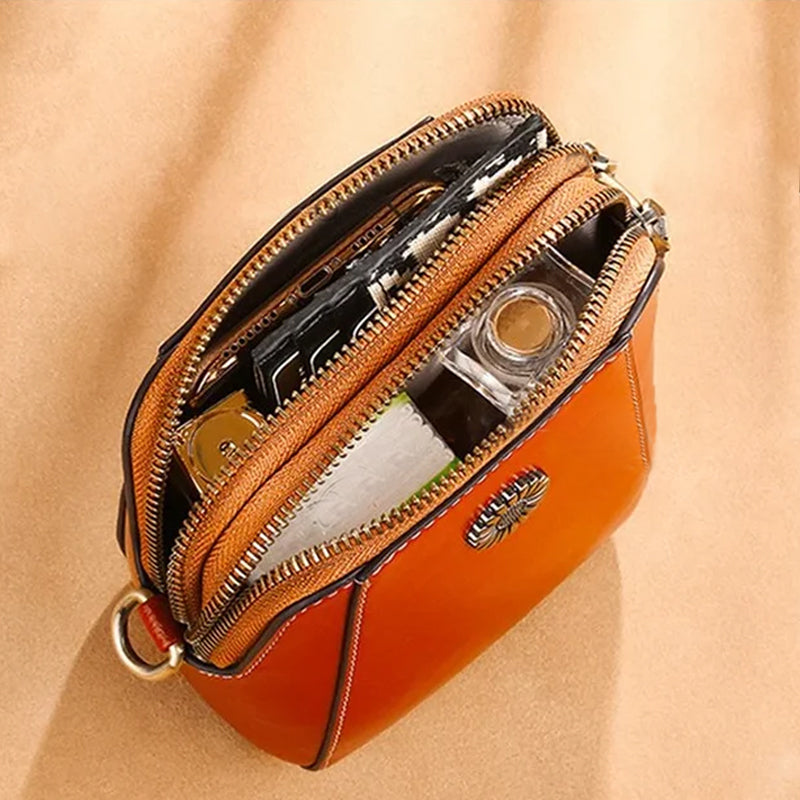 Mini Crossbody taske i blødt kunstlæder