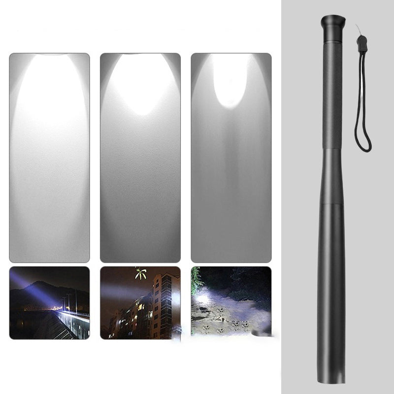 Baseball Bat med LED lommelygte