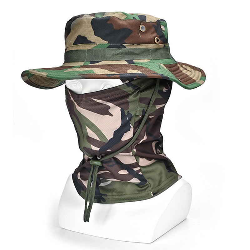 Multifunktionel camouflerende udendørshat