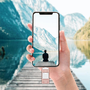 Bærbart USB-flashdrev til iPhone, iPad og Android