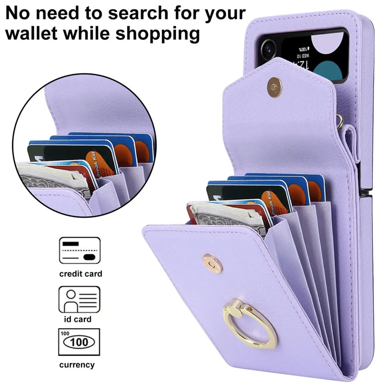 Z Flip5 Foldable Messenger Phone Case for Samsung Flip4