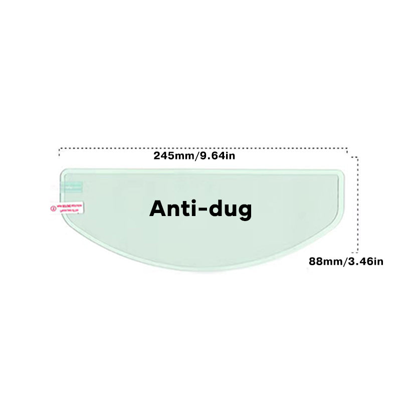 Anti-dug og regntæt visirbelægning