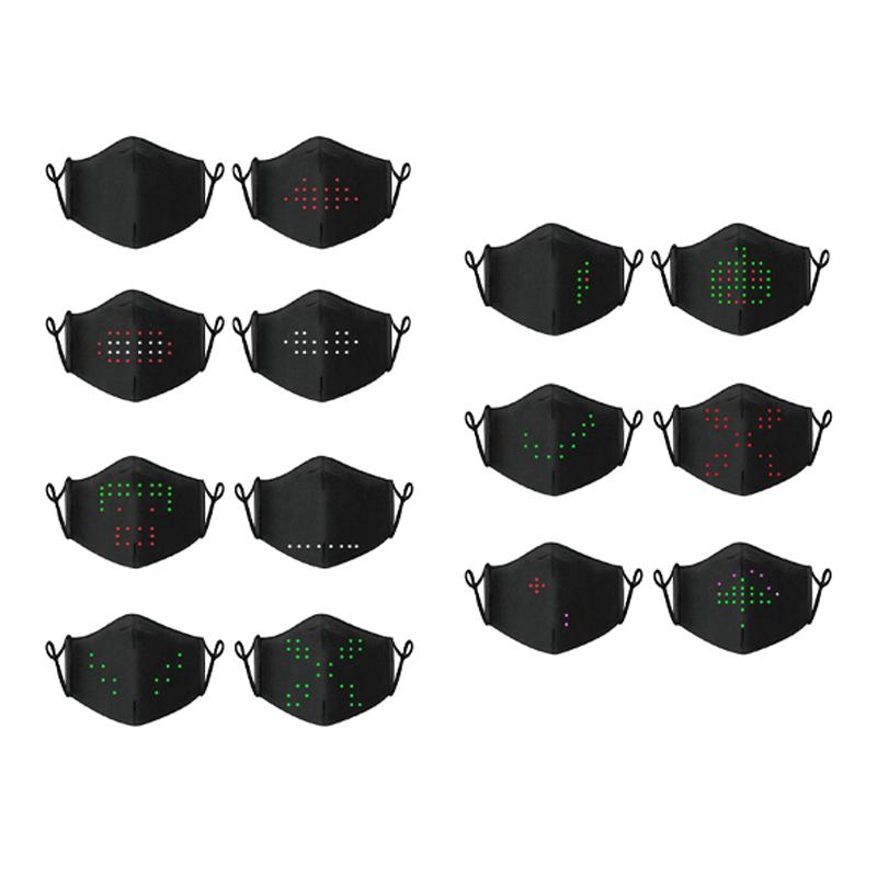 Stemmeaktiveret LED-maske