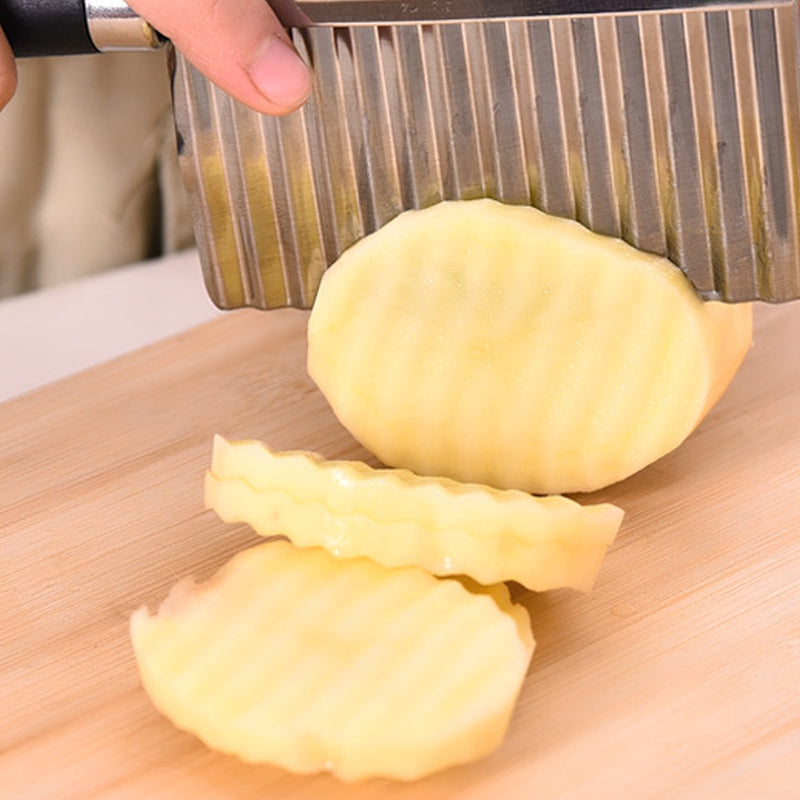 Kartoffel Crinkle Cut kniv