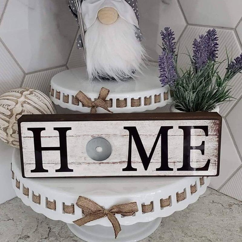 Home Sign med 12 udskiftelige dele