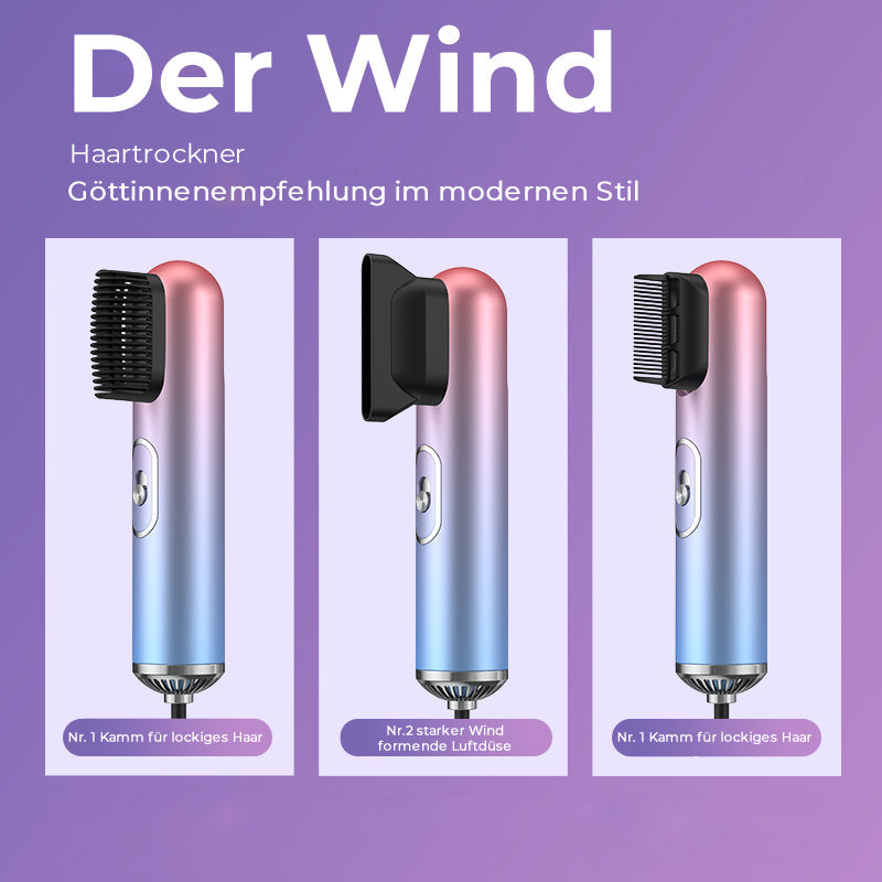 3 in 1 blattloser professioneller Plasma-Haartrockner
