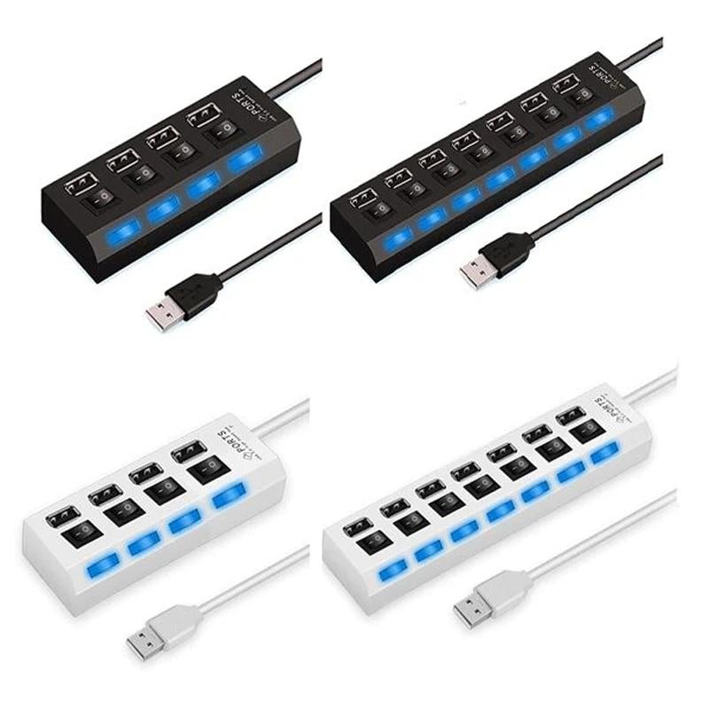 USB-hub med flere porte og høj hastighed