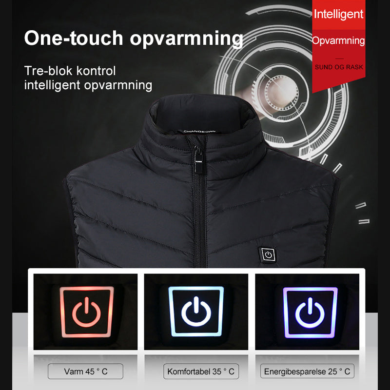 Hurtigtvarmende vest