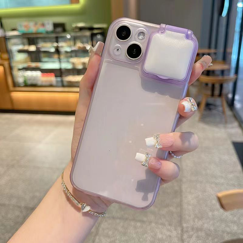 iPhone cover with built-in rechargeable light