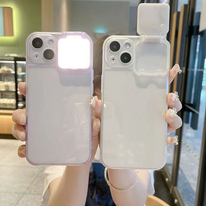 iPhone cover with built-in rechargeable light
