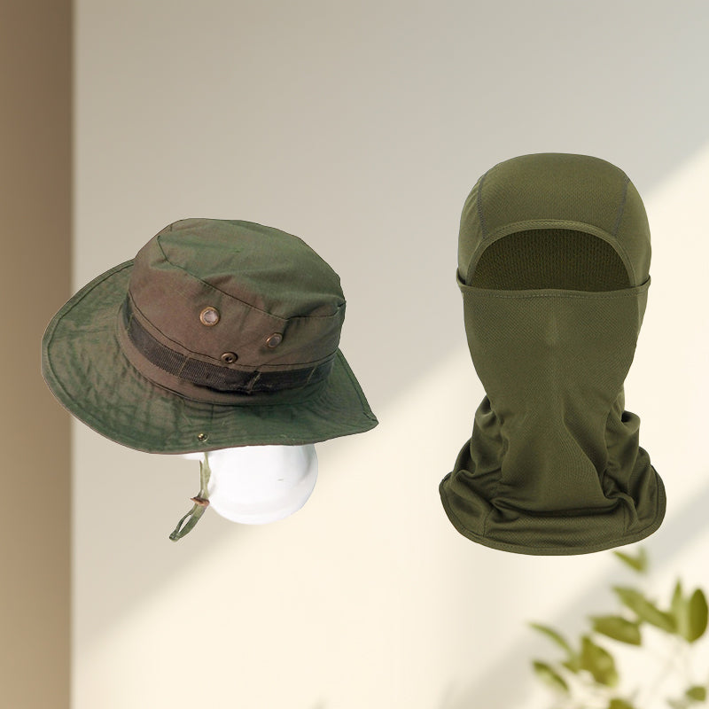 Multifunktionel camouflerende udendørshat