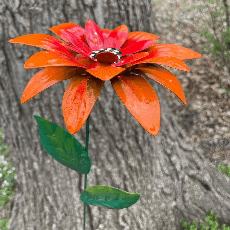 Blomsterhavedekoration i metal
