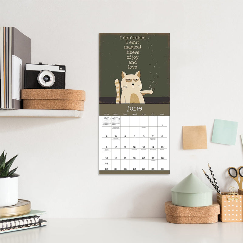 Et år med kække katte | 2024 Vægkalender