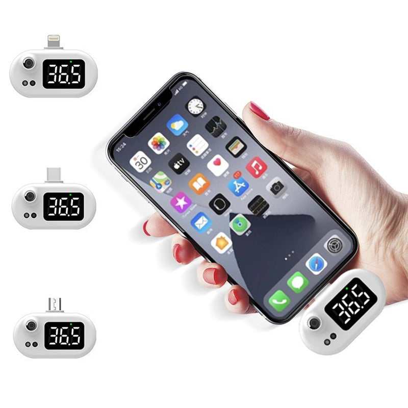 Ikke-kontakt termometer til smarttelefon
