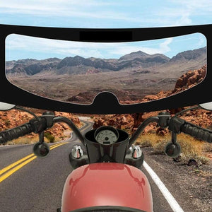 Anti-dug/regn film til hjelmvisiret