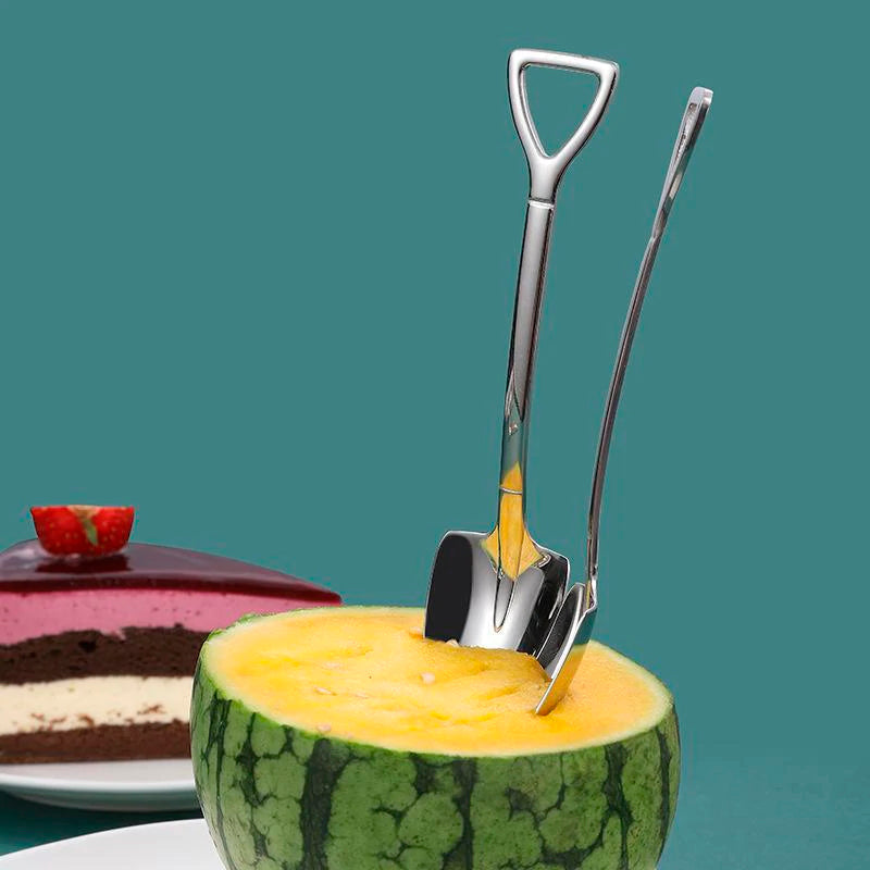 Kreativ Dessert Ice Cream 304 rustfrit stål Spade Spade Spoon