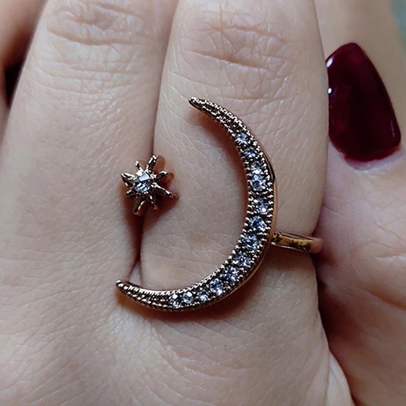 Måne & stjerne ring