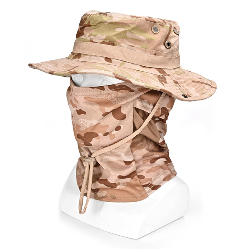 Multifunktionel camouflerende udendørshat