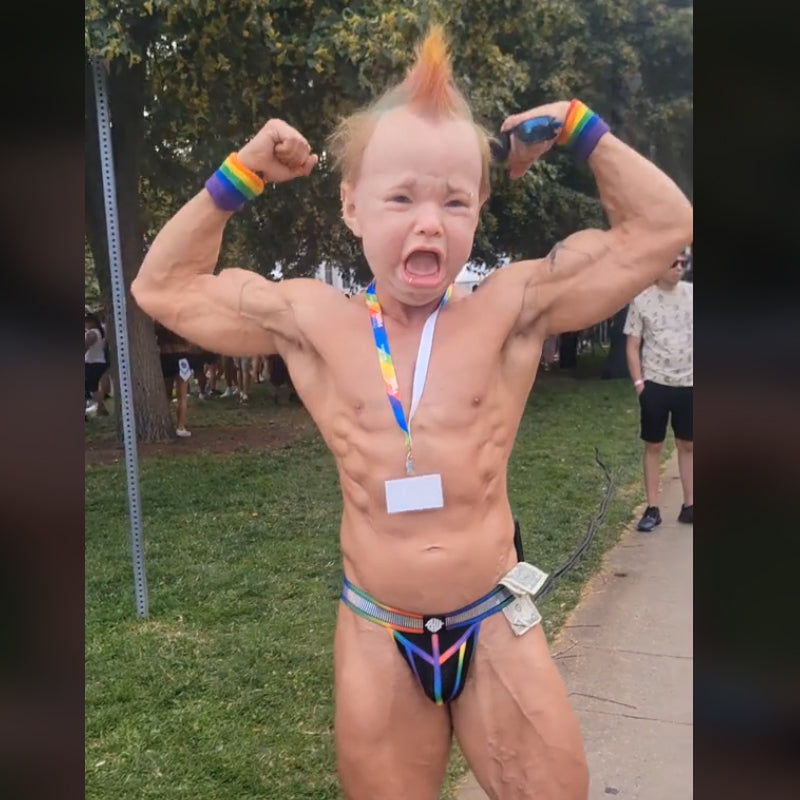 Grædende baby maske