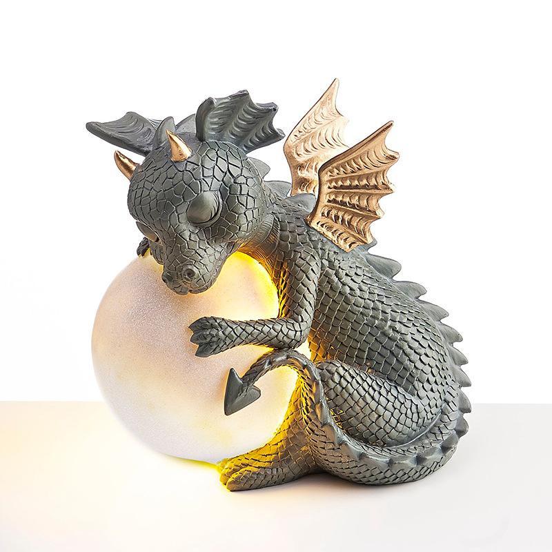 MystiCalls Garden Dragon mediteret statue indsamling