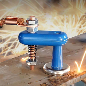 Magnetisk svejsestøtteklemme